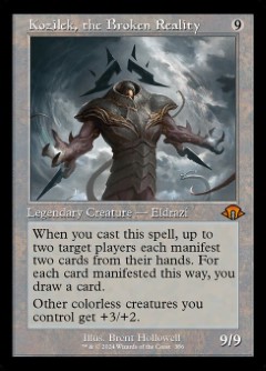 Kozilek, the Broken Reality Modern Horizons 3 Retro Frame